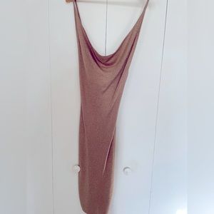 Sabrina Knit Midi Dress- Nude